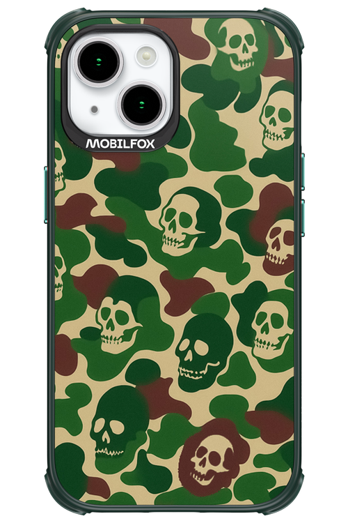Camo Skull - Apple iPhone 15