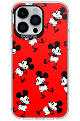 Iconic Mouse (red pattern) - Apple iPhone 14 Pro Max