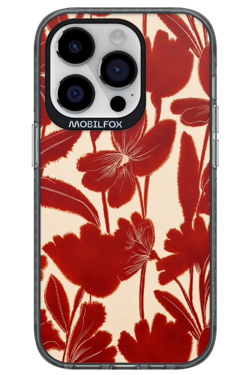 Burgundy Flowers 2.0 - Apple iPhone 14 Pro