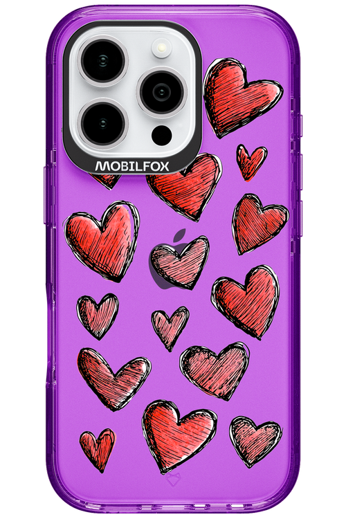 Red Love Transparent 2.0 - Apple iPhone 16 Pro