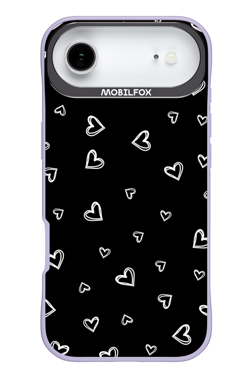 Monochrome Hearts 2.0 - Apple iPhone 17 Air