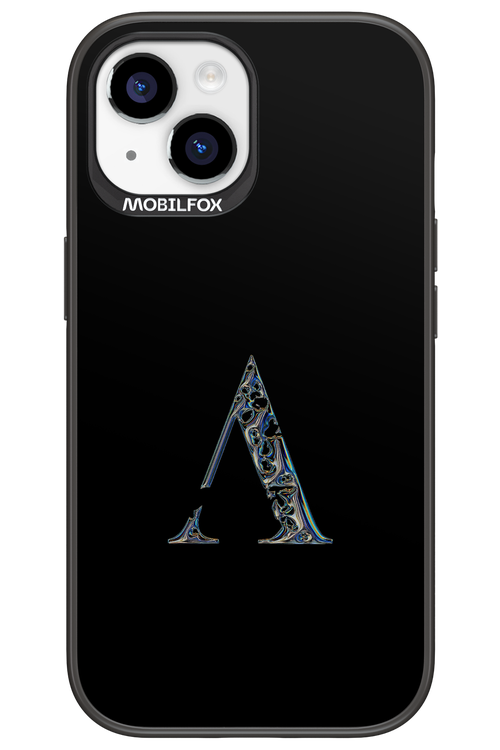 ⁠ ⁠Azteca A Chrome Logo - Apple iPhone 15