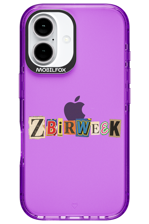 Zbirweek (transparent) 2.0 - Apple iPhone 16