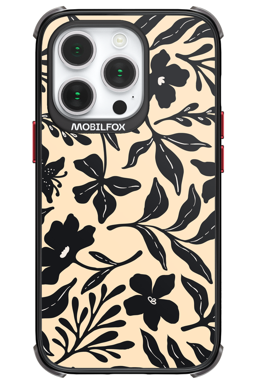 Black Flowers 2.0 - Apple iPhone 14 Pro