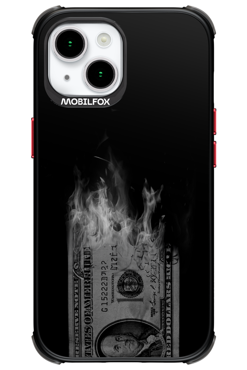 Money Burn B&W 2.0 - Apple iPhone 15