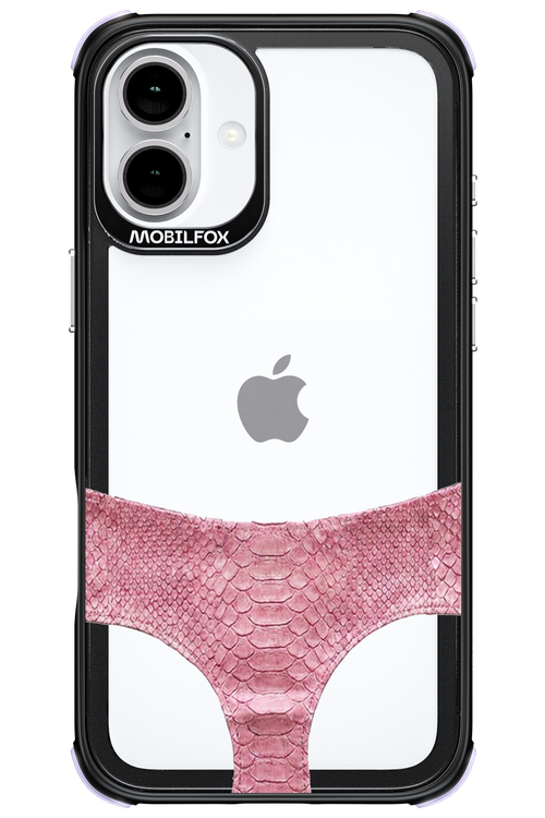 Snake Leather Panties Transparent 2.0 - Apple iPhone 16 Plus