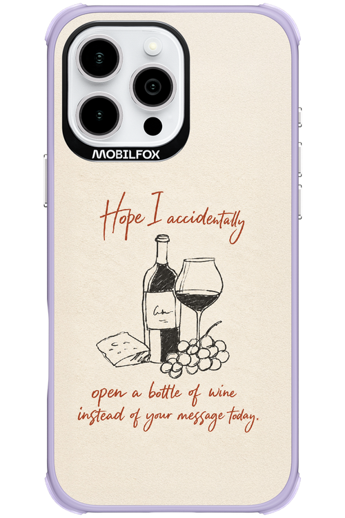 Bottle of wine 2.0 - Apple iPhone 16 Pro Max