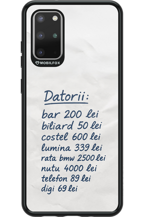 The List 2.0 - Samsung Galaxy S20+