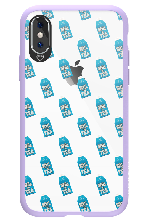 Blue Tea Party Chaos - Apple iPhone X