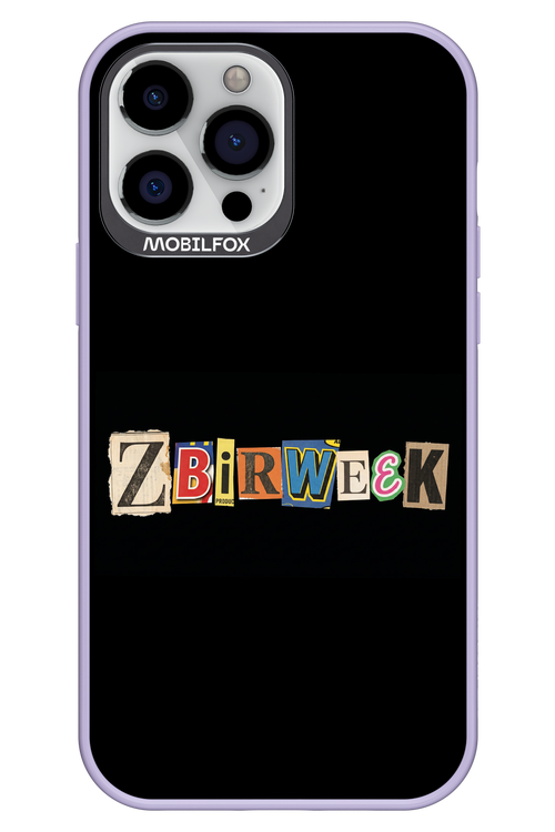 Zbirweek (black) 2.0 - Apple iPhone 13 Pro Max