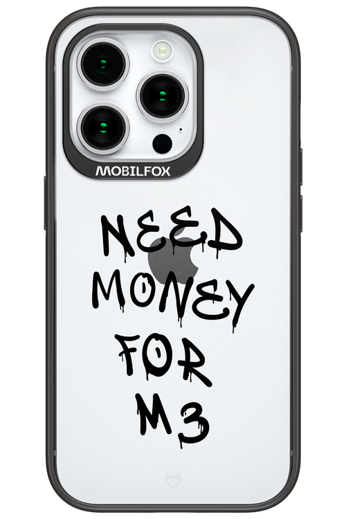 Need M3 Transparent Black - Apple iPhone 15 Pro