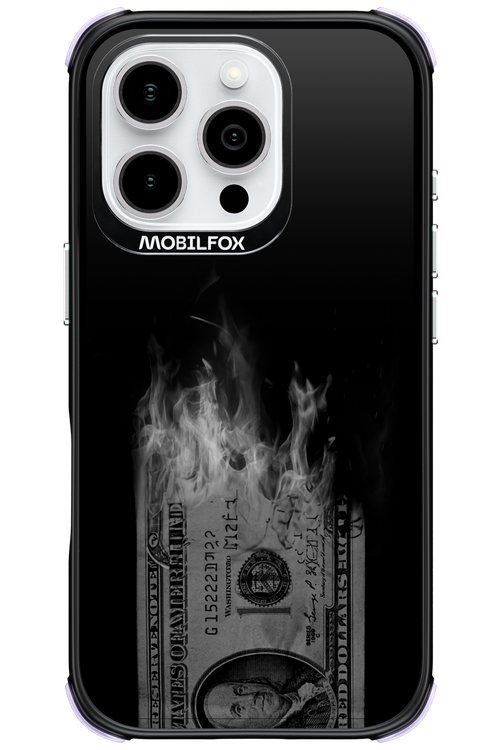 Money Burn B&W 2.0 - Apple iPhone 16 Pro