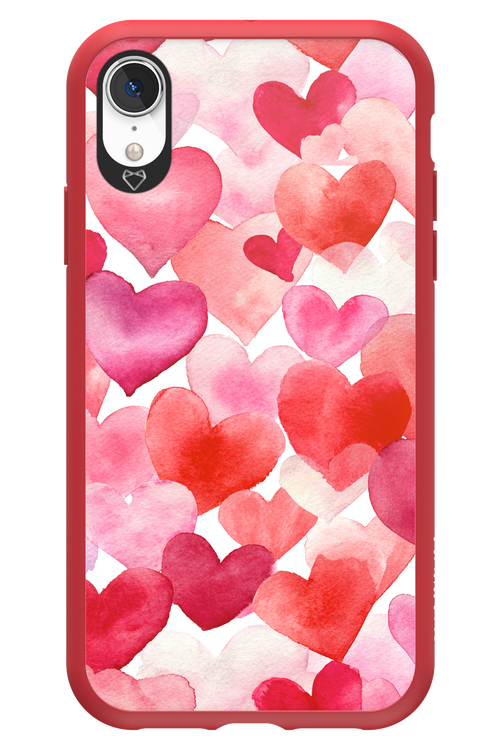 Water Painted Heart 2.0 - Apple iPhone XR