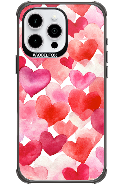 Water Painted Heart - Apple iPhone 16 Pro Max