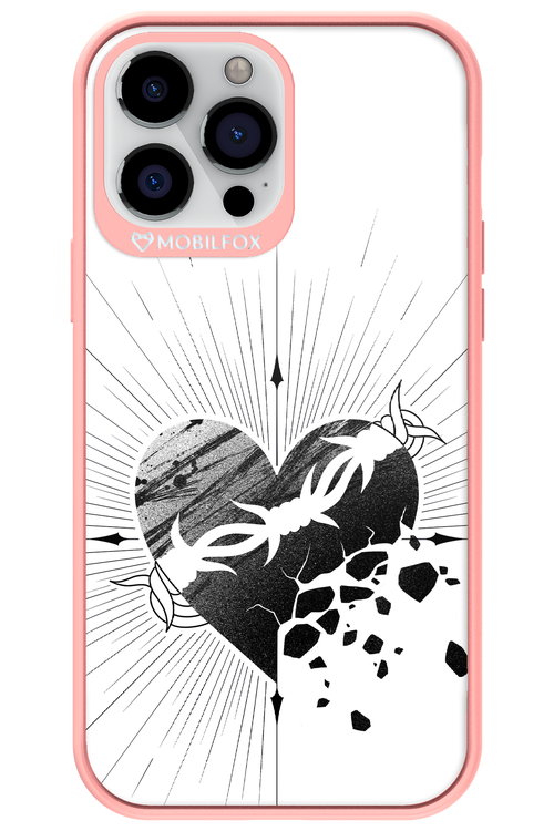 Fekete Szív - Apple iPhone 13 Pro Max