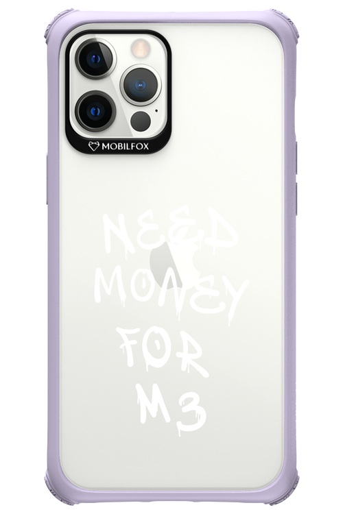 Need M3 Transparent White - Apple iPhone 12 Pro Max