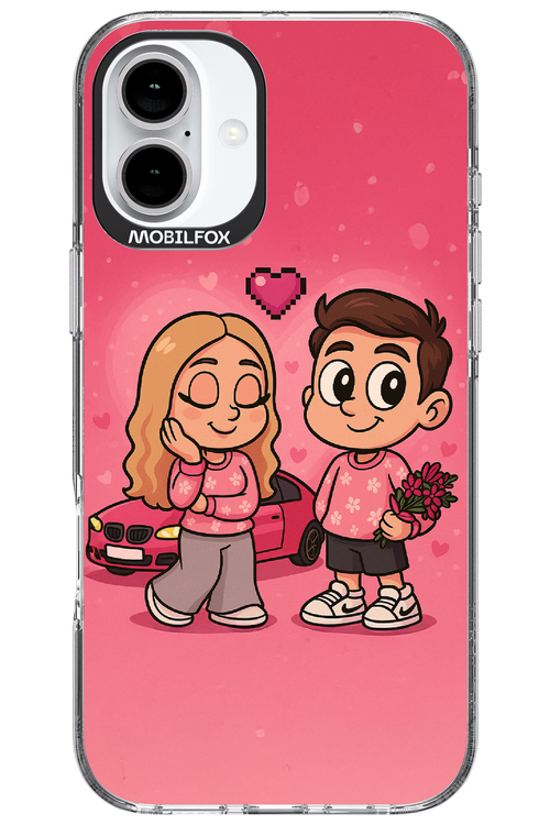 Pink Amour 2.0 - Apple iPhone 16 Plus