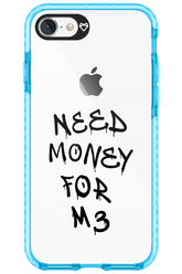 Need M3 Transparent Black - Apple iPhone 8