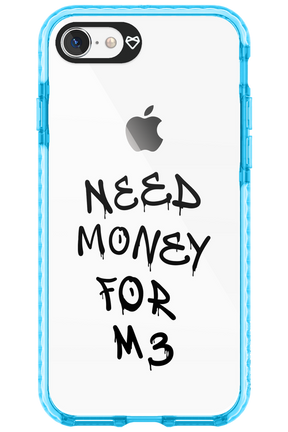 Need M3 Transparent Black - Apple iPhone 8