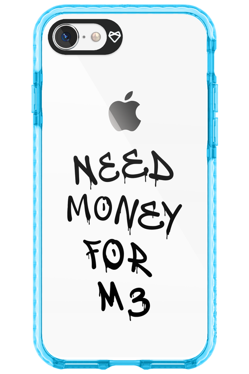 Need M3 Transparent Black - Apple iPhone 8