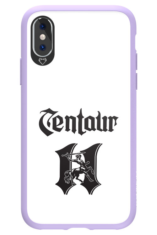 Centaur Logo White 2.0 - Apple iPhone XS