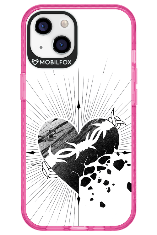 Fekete Szív - Apple iPhone 13