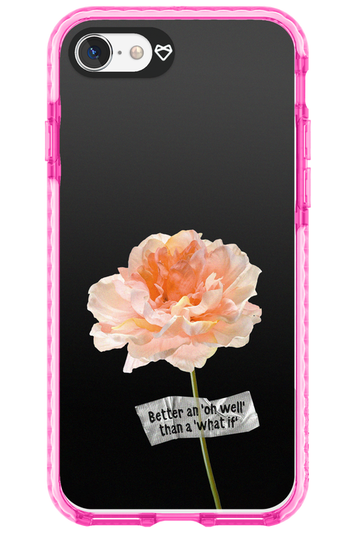 Flower Black - Apple iPhone SE 2020