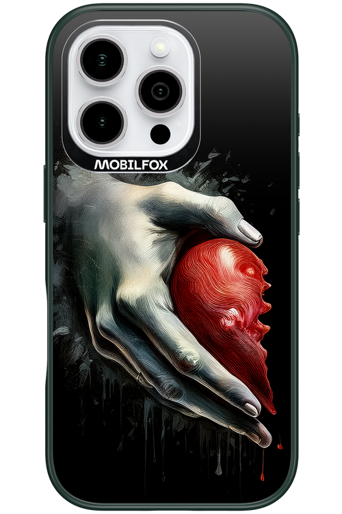 Painted Hearted Left - Apple iPhone 16 Pro