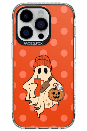 Ghost Girl (Orange) - Apple iPhone 14 Pro
