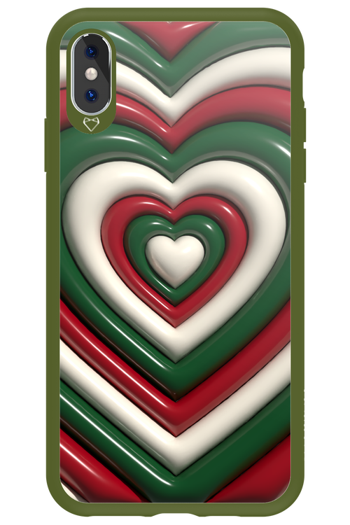 XMAS Hearts - Apple iPhone XS Max