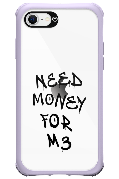 Need M3 Transparent Black - Apple iPhone SE 2020