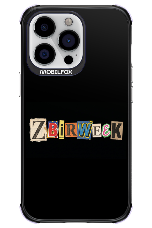 Zbirweek (black) 2.0 - Apple iPhone 13 Pro