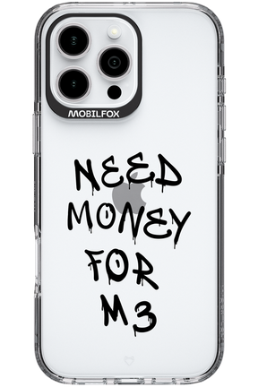 Need M3 Transparent Black - Apple iPhone 16 Pro Max