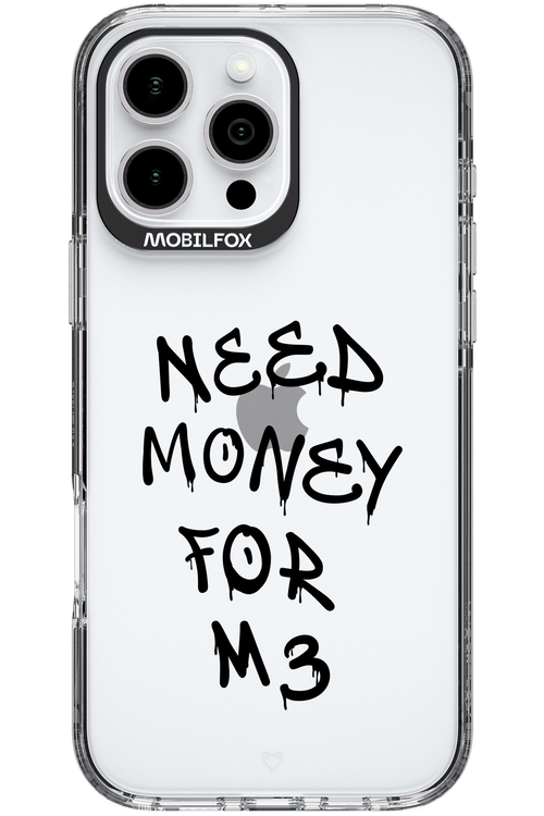Need M3 Transparent Black - Apple iPhone 16 Pro Max