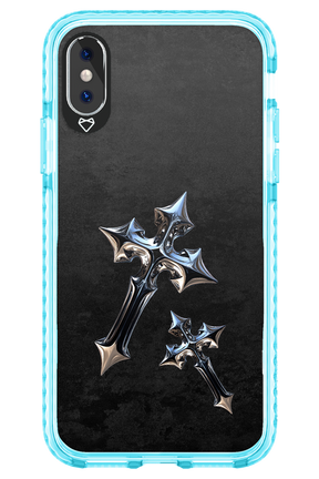 Chrome Crosses - Apple iPhone XS