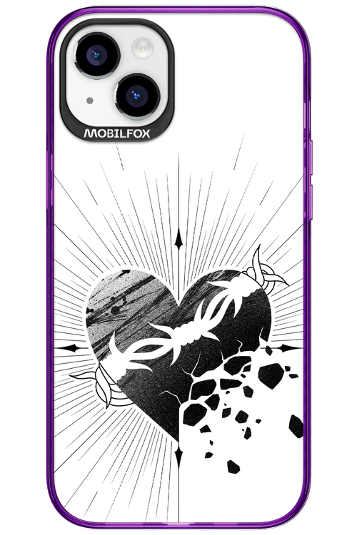 Fekete Szív 2.0 - Apple iPhone 15 Plus