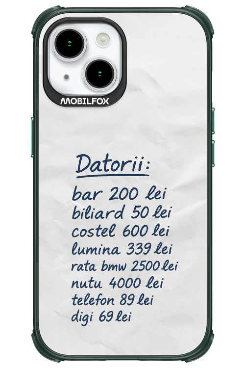 The List 2.0 - Apple iPhone 15