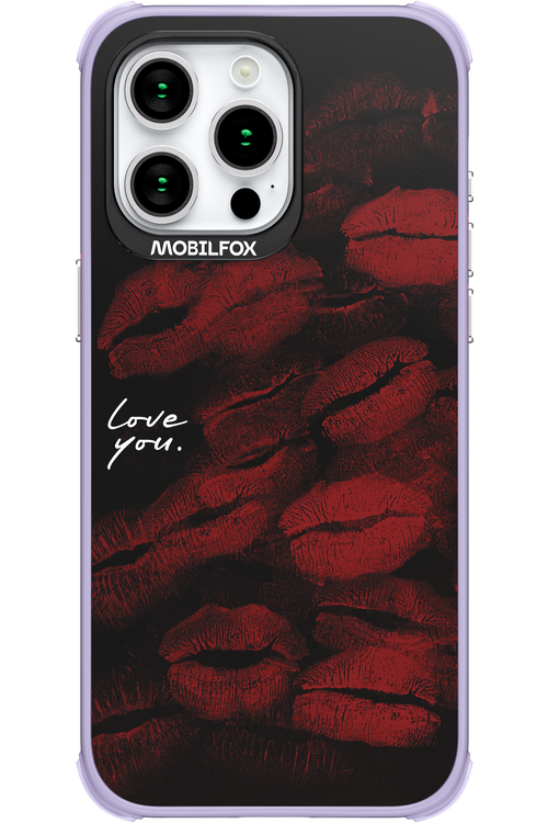 LOVE U BLACK 2.0 - Apple iPhone 15 Pro Max
