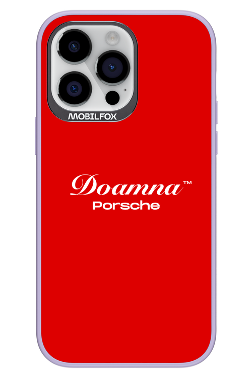 Doamna Porsche (red) - Apple iPhone 14 Pro Max