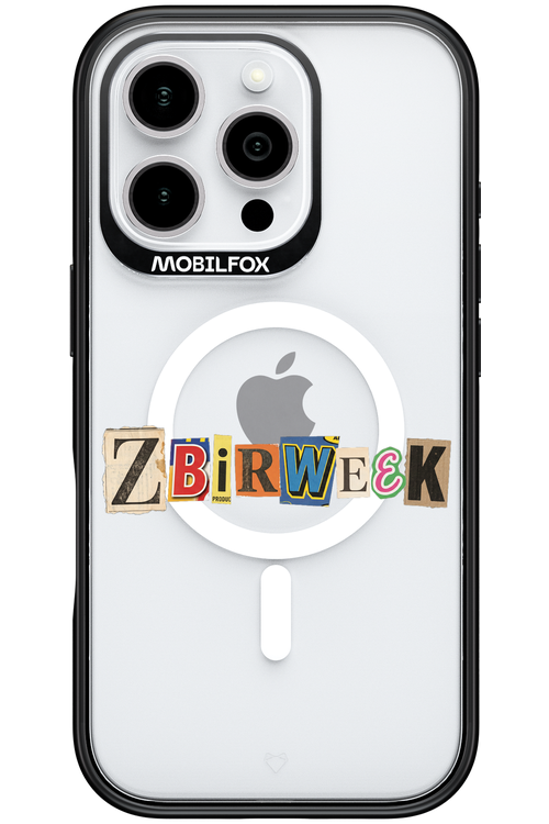 Zbirweek (transparent) 2.0 - Apple iPhone 16 Pro