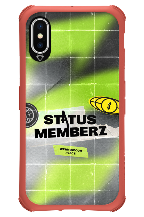 Status Memberz - Apple iPhone X