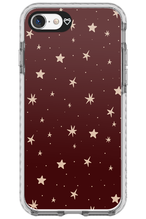 Burgundy Stars - Apple iPhone SE 2020