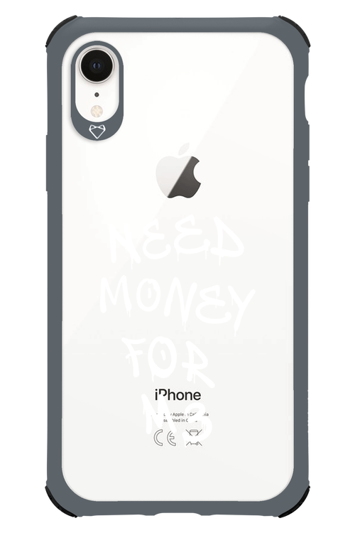 Need M3 Transparent White - Apple iPhone XR