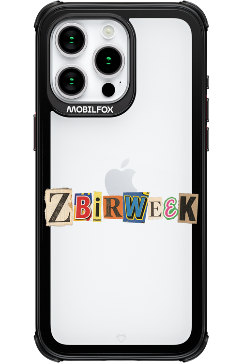 Zbirweek (transparent) 2.0 - Apple iPhone 15 Pro Max