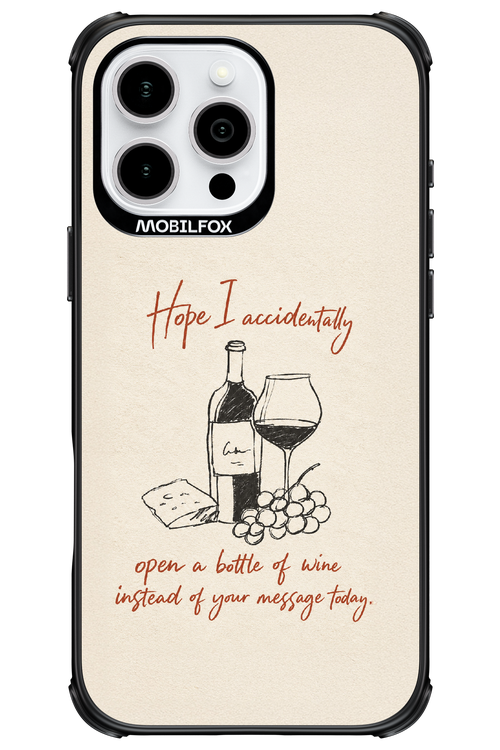 Bottle of wine 2.0 - Apple iPhone 16 Pro Max