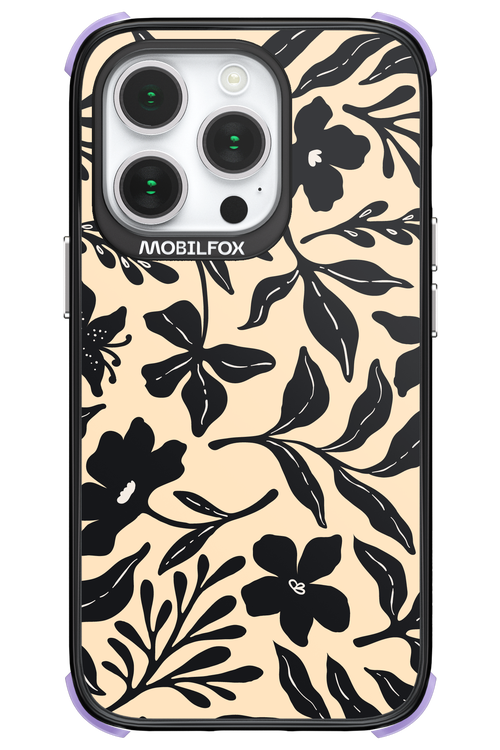 Black Flowers 2.0 - Apple iPhone 14 Pro
