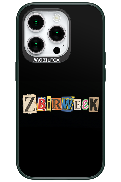 Zbirweek (black) 2.0 - Apple iPhone 15 Pro