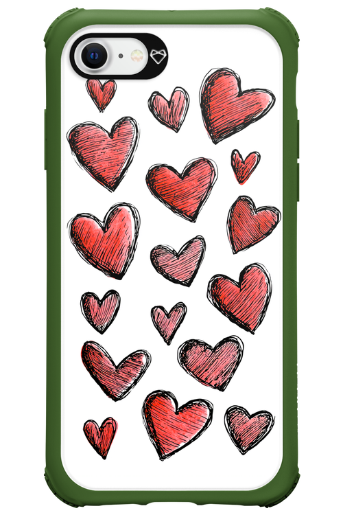 Red Love - Apple iPhone 8