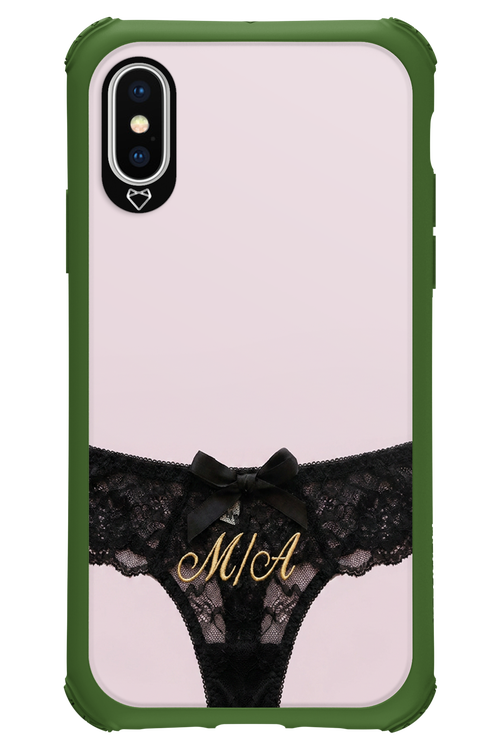 Black Panties 2.0 - Apple iPhone X