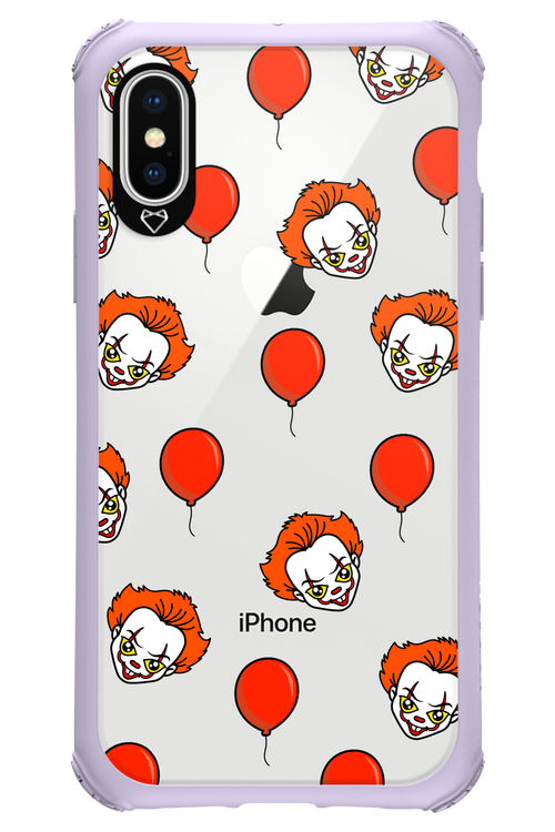 Mystery Clown (Transparent) - Apple iPhone XS